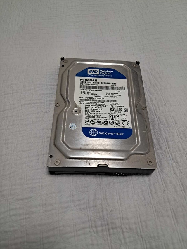 Western Digital 160GB HDD SATA
