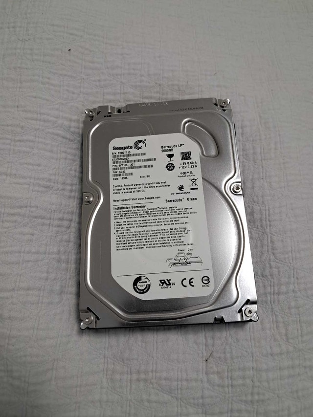 Seagate Barracuda 2TB HDD SATA