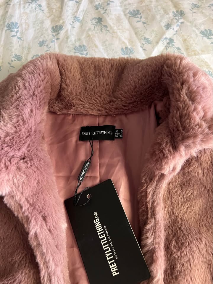 NEW PLT Cropped Faux Fur Coat - photo 2