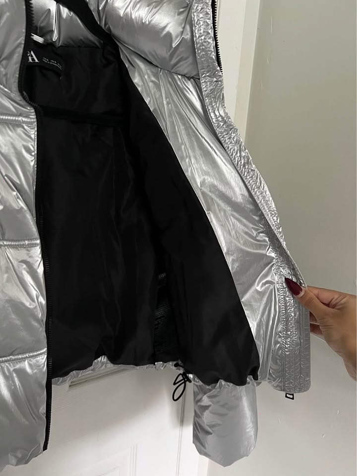 Zara Metallic Puffer - photo 3