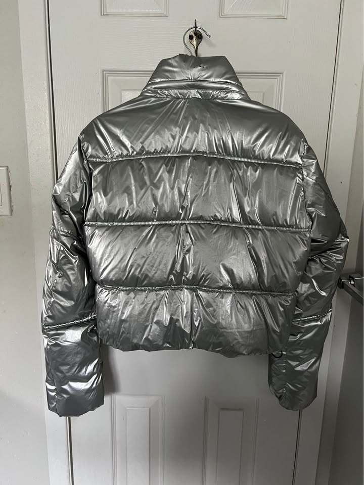 Zara Metallic Puffer - photo 4