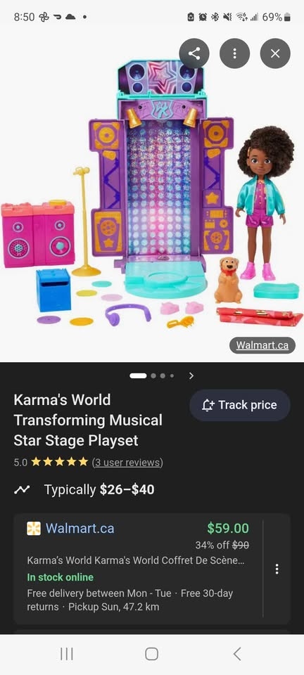 Karma's World Transforming Musical Star Stage Playset - photo 2