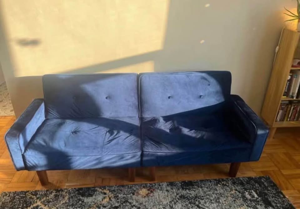 Blue Velvet Sofa - photo 2