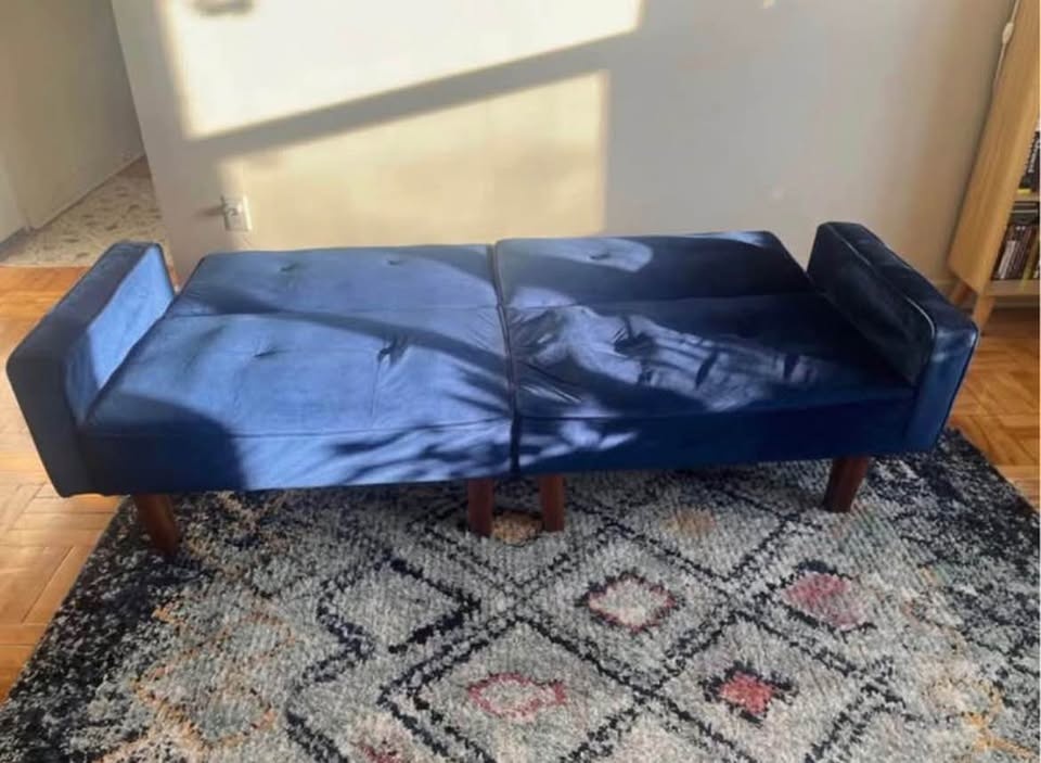 Blue Velvet Sofa - photo 3