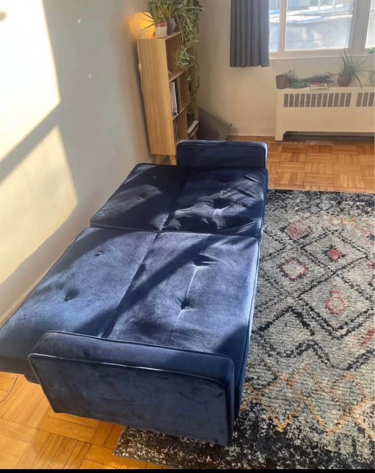 Blue Velvet Sofa - photo 4