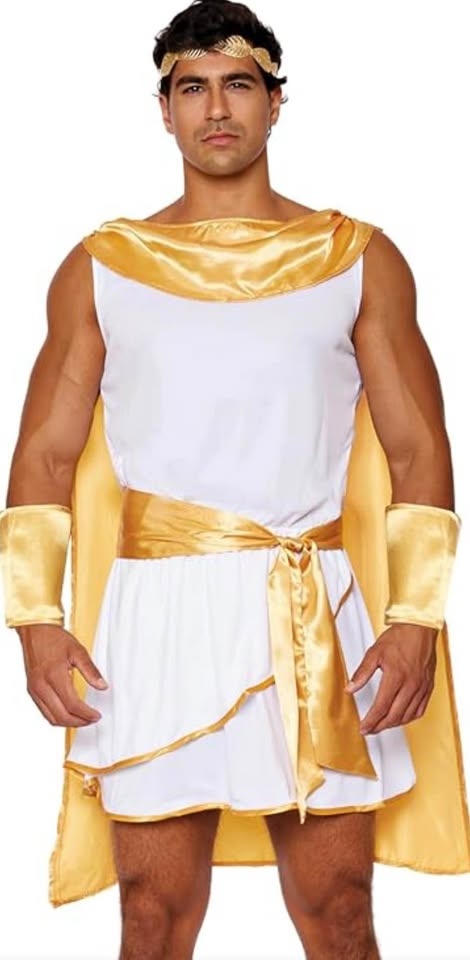 Greek god men’s costume medium