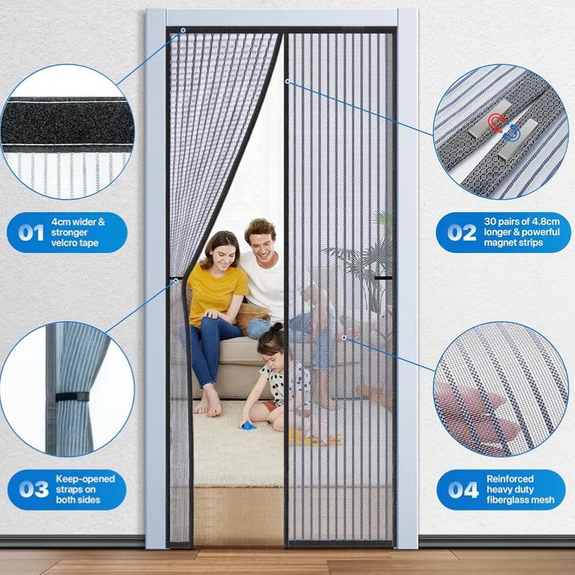 Magnetic Screen Door Heavy Duty, LOVIGA - photo 4