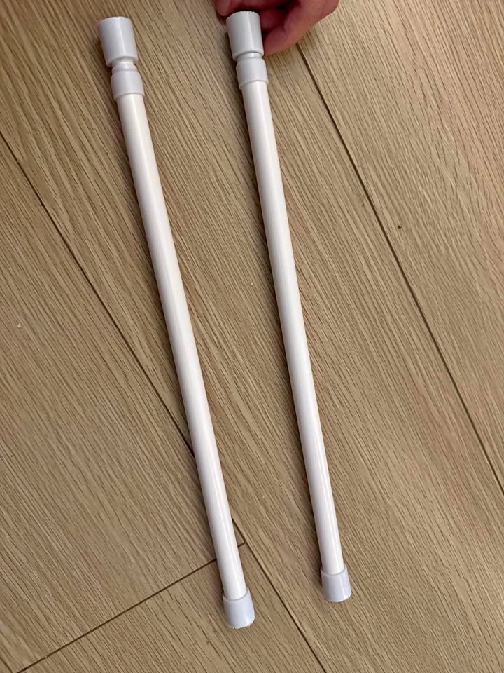 2 Pack Small Spring Tension Curtain Rod 16-28" RV