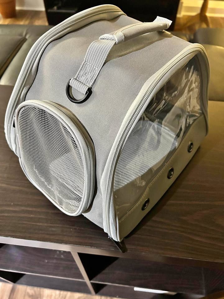 Gray Cat Carrier Bag