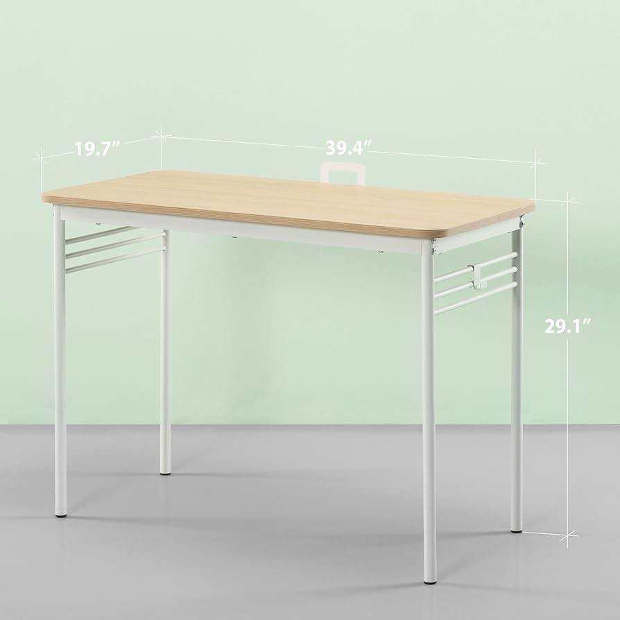 Zinus Retro Metal Framed Desk/ Study Desk/ Work table - photo 5