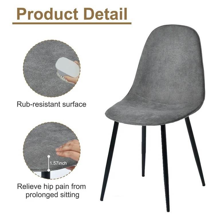 Set of 4 Grey Dining Chair / BNIB/ Delivery available - photo 4