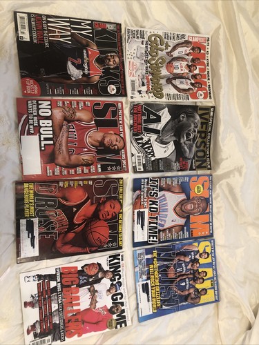 Lot Of 8 Slam Magazines