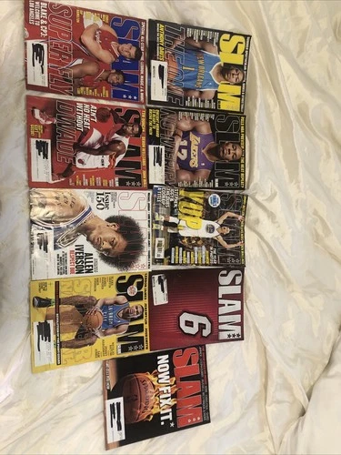 Lot Of 9 Slam Magazines