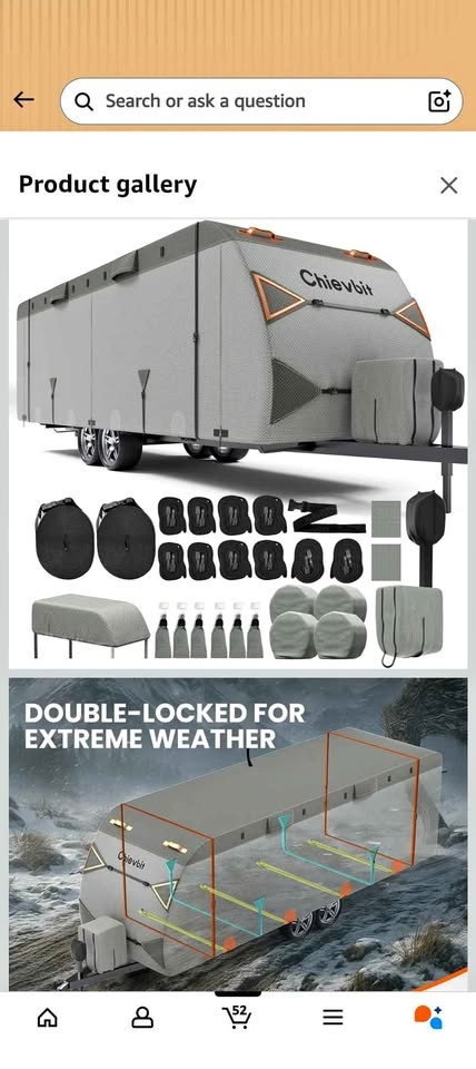 Chievbit RV Cover 34-36ft