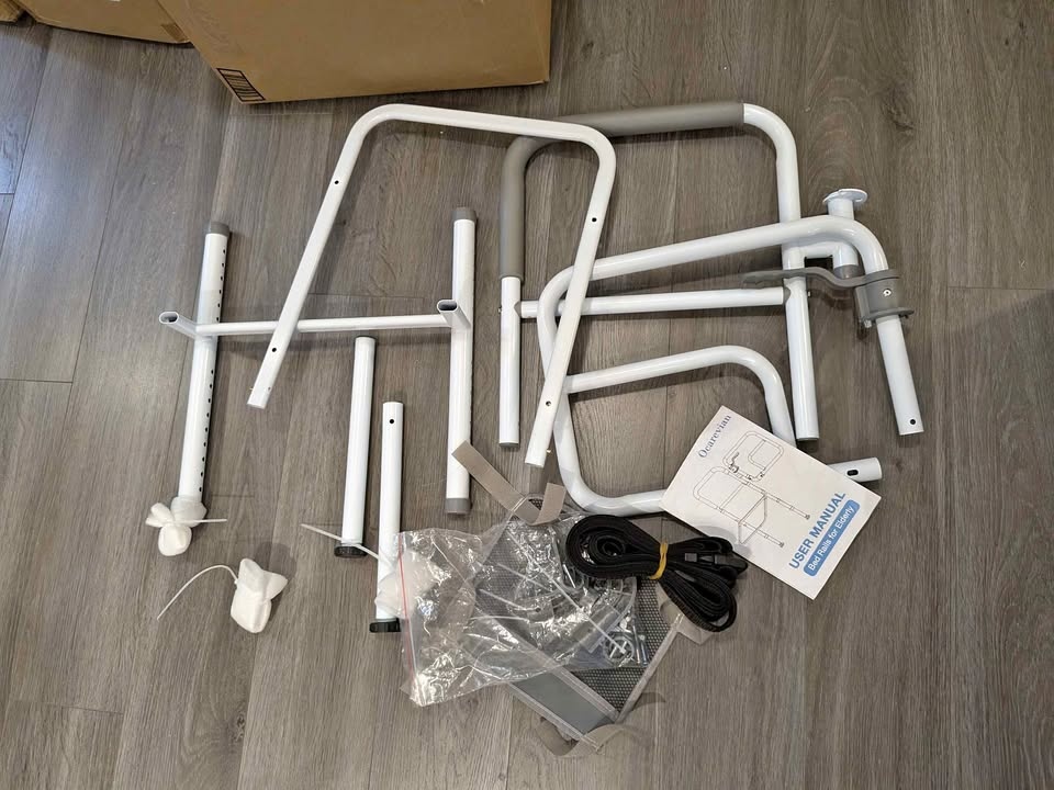 Bed rail for elderly