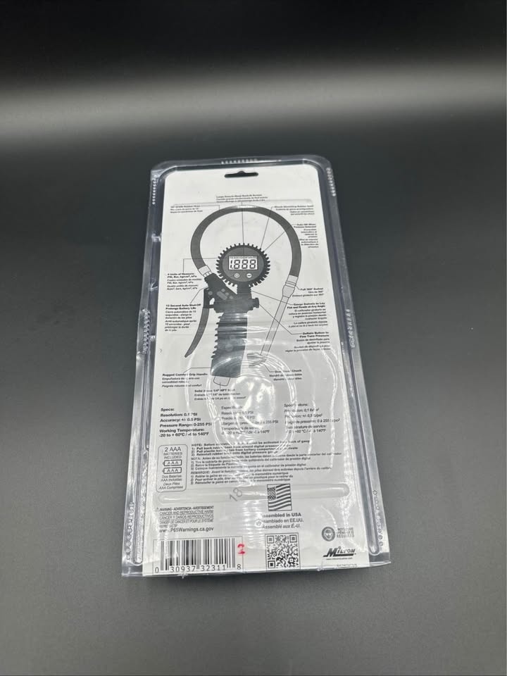 Milton Digital Inflator Gauge-Dual Head Chuck - photo 2
