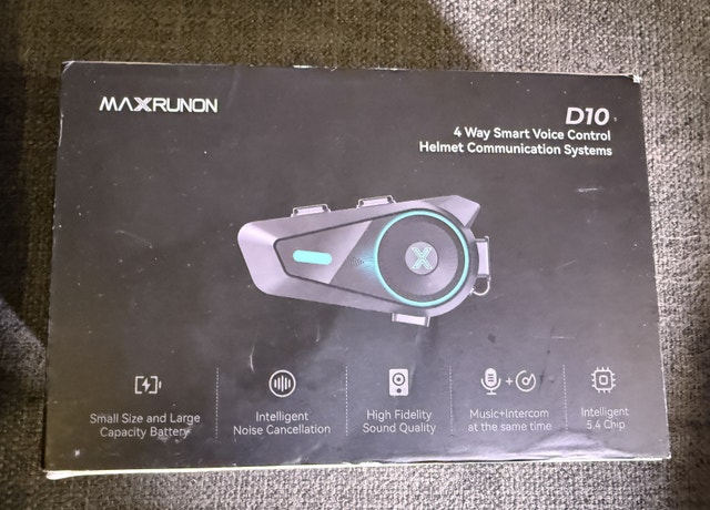 MAXRUNON D10 Motorcycle Bluetooth Headset