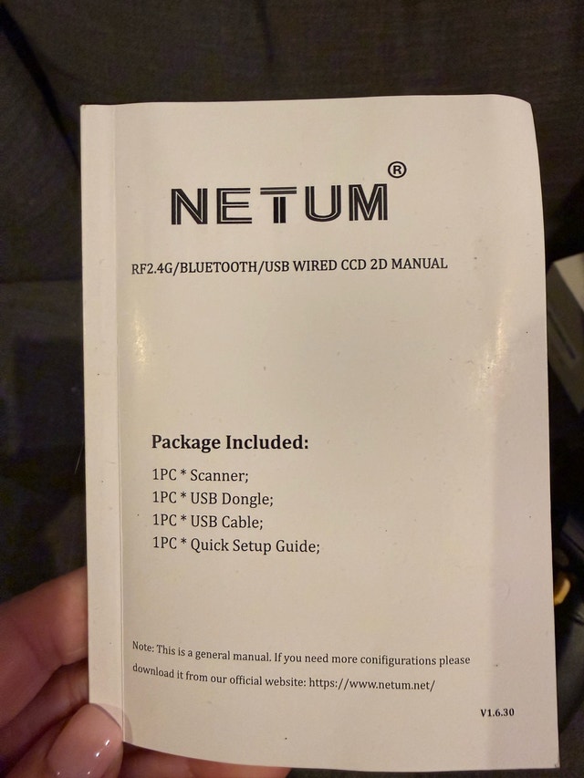 NETUM Barcode Scanner - photo 2