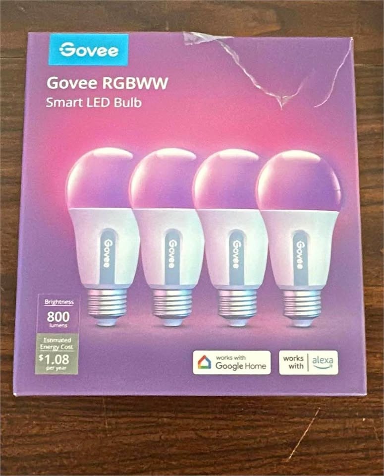 Govee Smart Light Bulbs – Alexa & Google