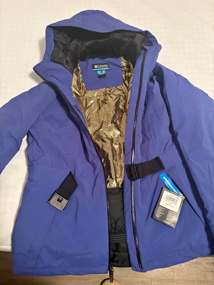 Columbia Women's Blue Cirque Bowl Insulated Jacket sz L