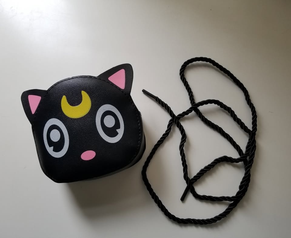 Cute Sailor Moon Luna Cat Purse * Cosplay * PU * Goth * NEW - photo 4