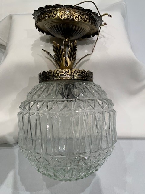 Ceiling Light Fixture Vintage Pineapple Flush - Mount - photo 2