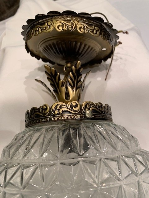 Ceiling Light Fixture Vintage Pineapple Flush - Mount - photo 3