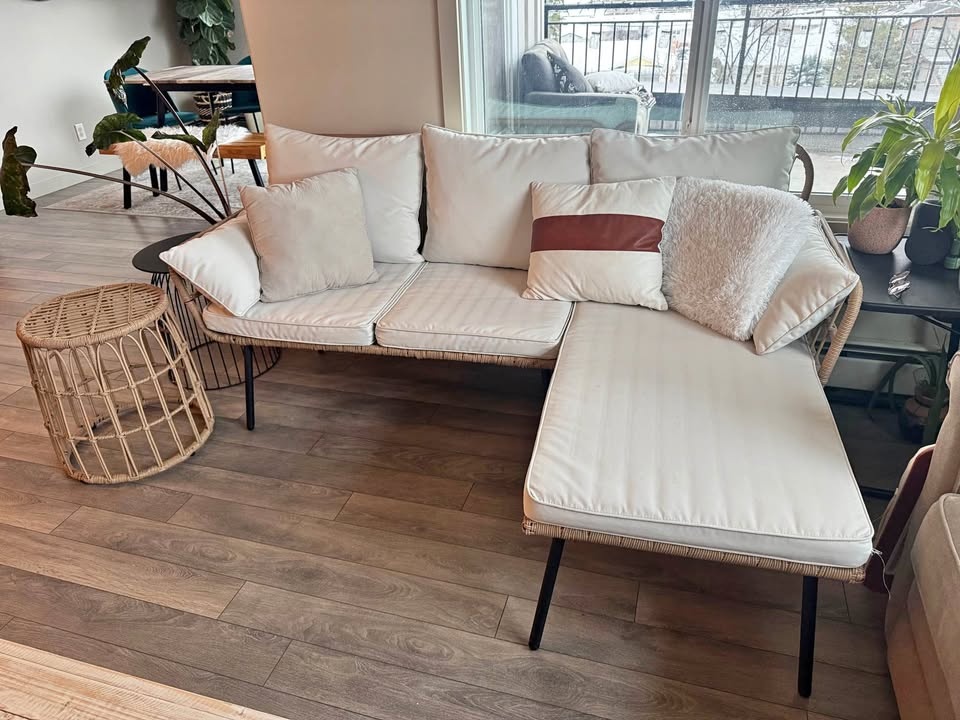 L-shape Patio furniture sofa set