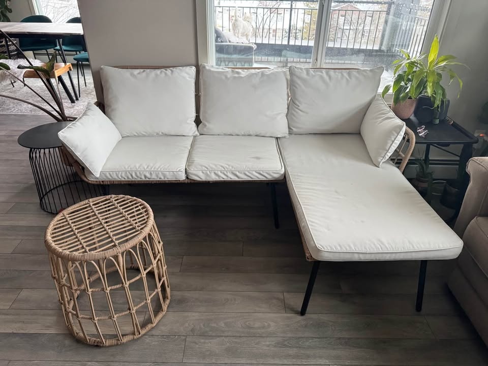 L-shape Patio furniture sofa set - photo 3