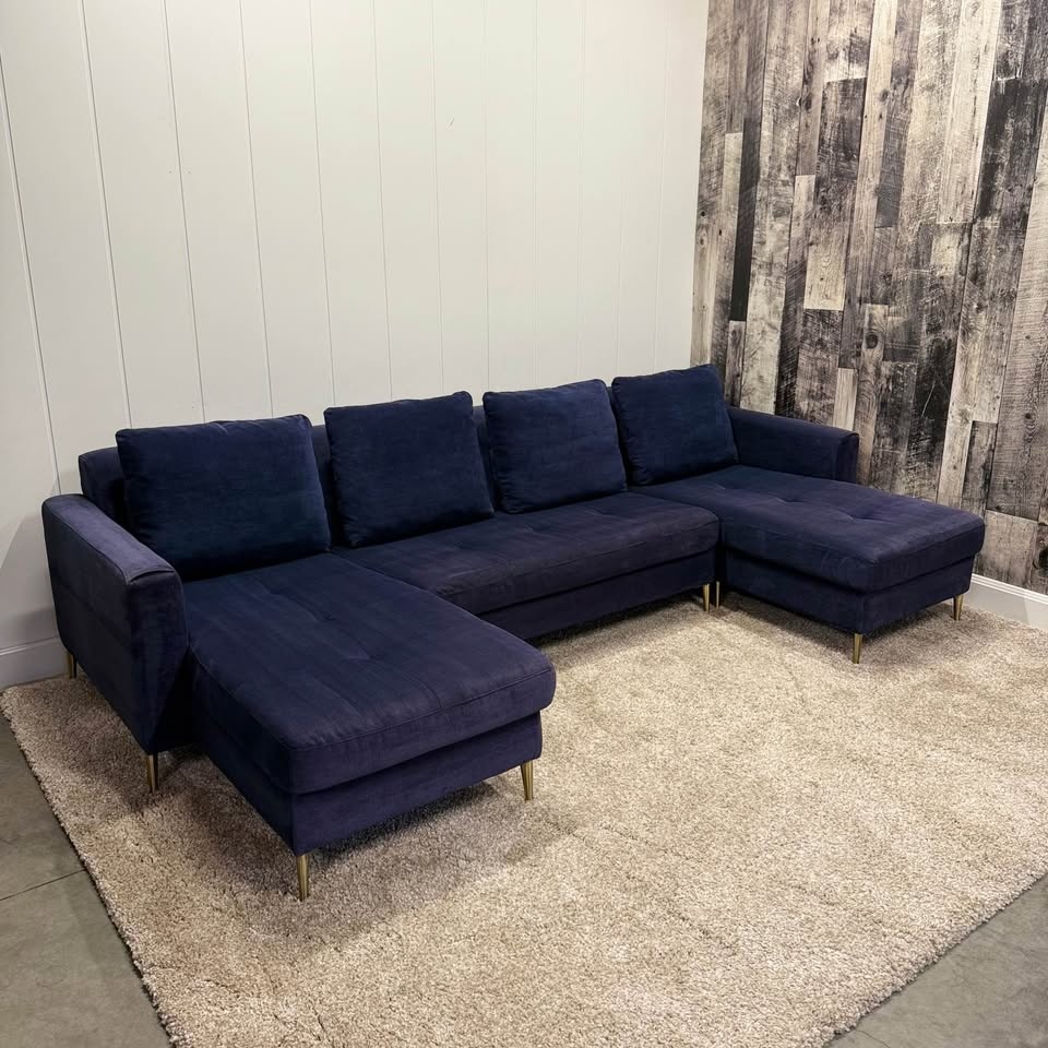 Midnight Blue Palliser Sherbrook U-Shape Sectional - photo 2