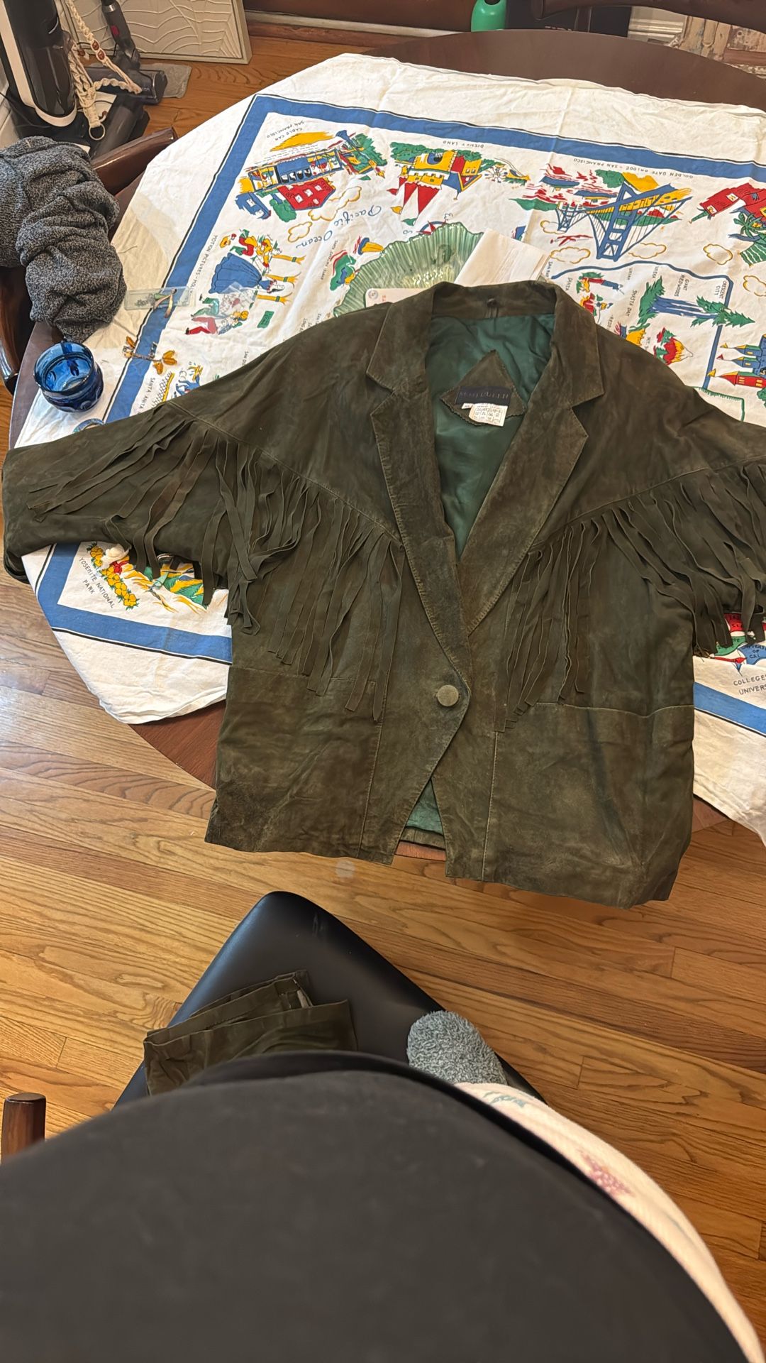 Cowgirl suede Jacket - Green