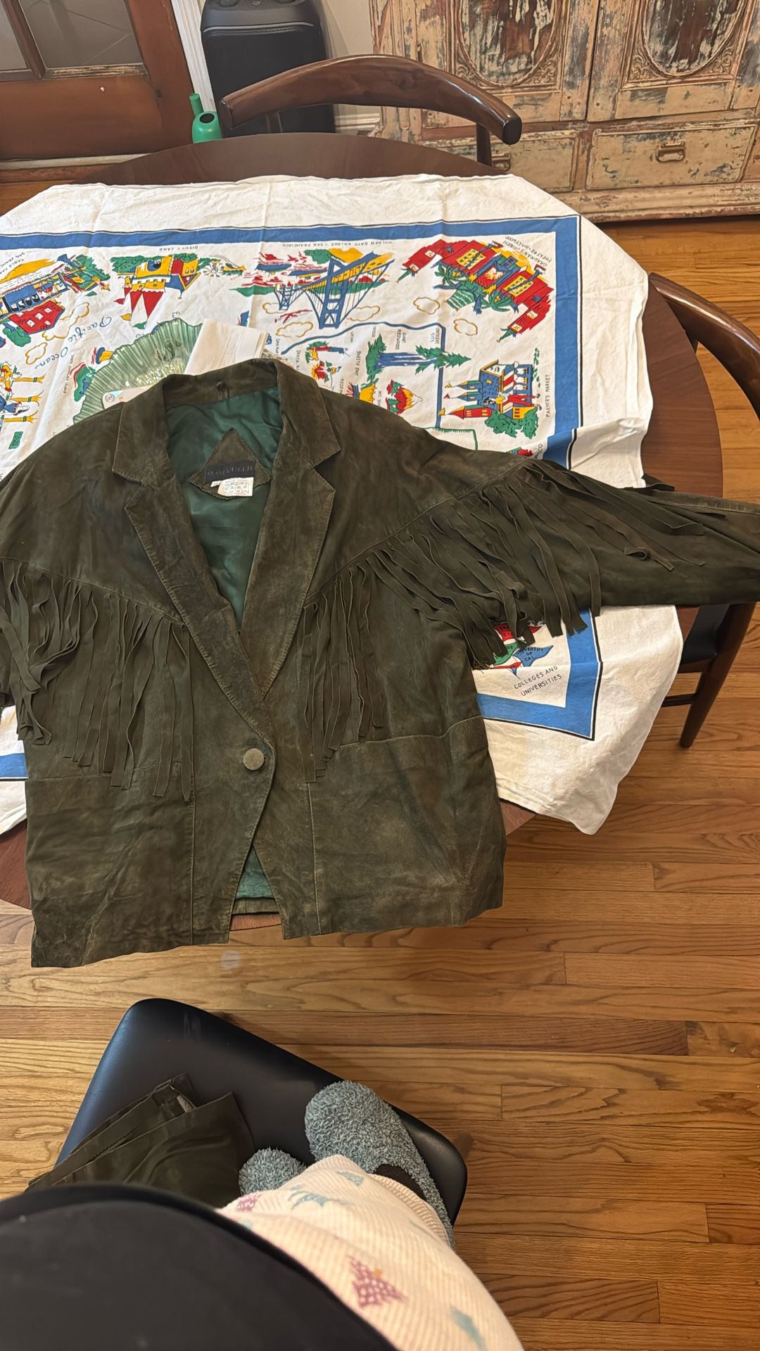 Cowgirl suede Jacket - Green - photo 2