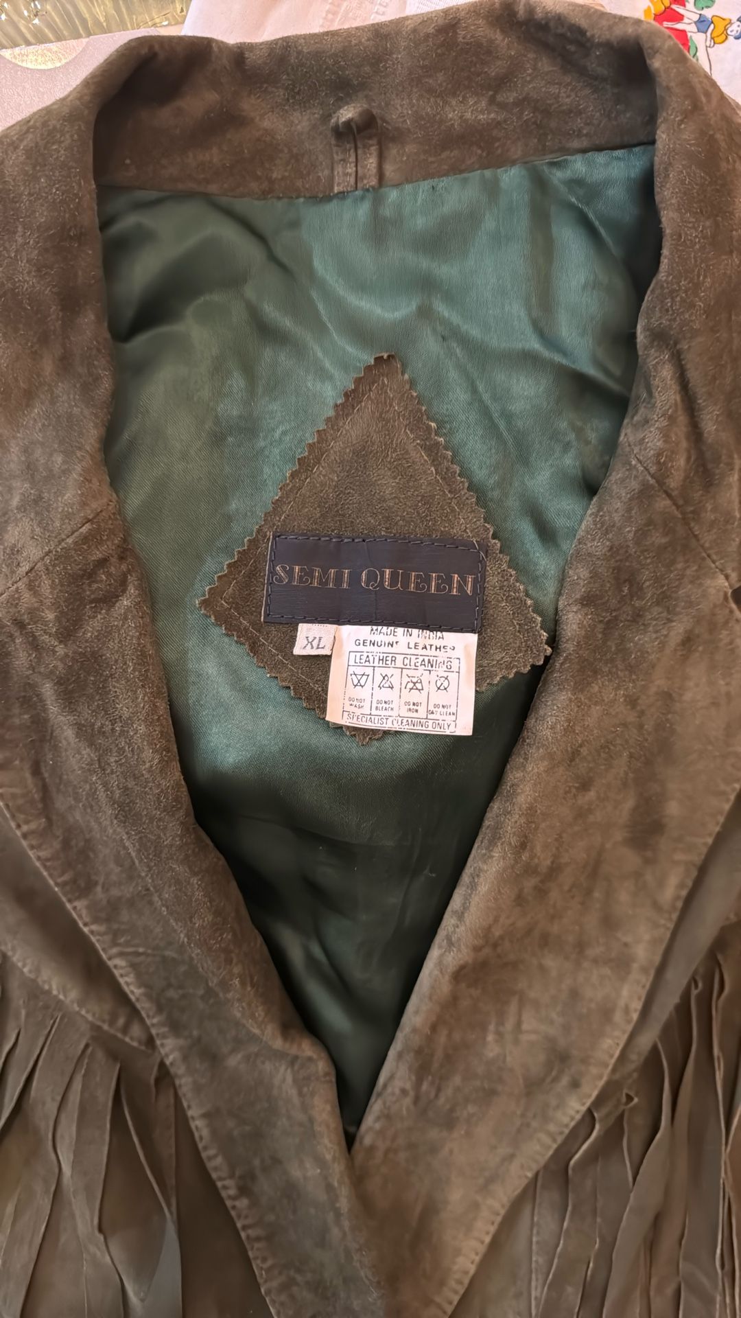 Cowgirl suede Jacket - Green - photo 3