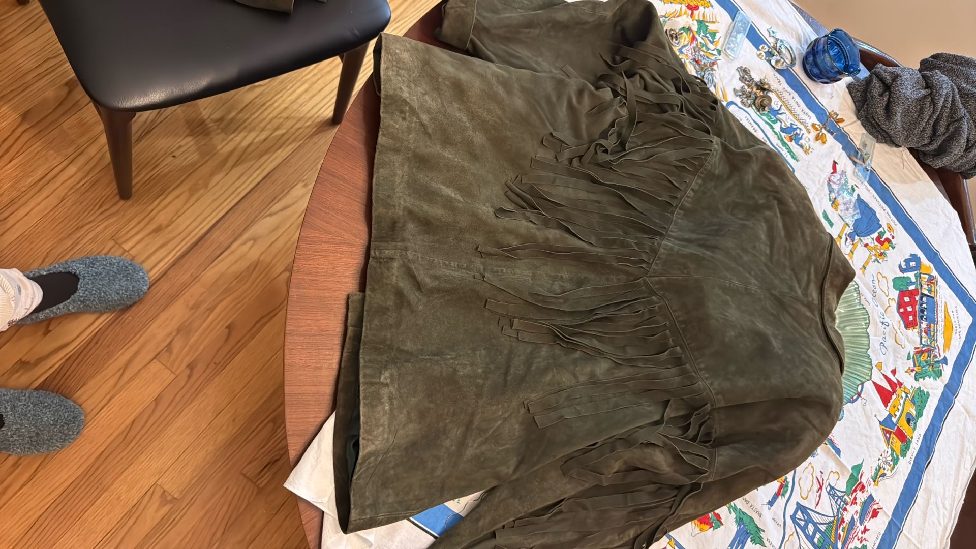 Cowgirl suede Jacket - Green - photo 5