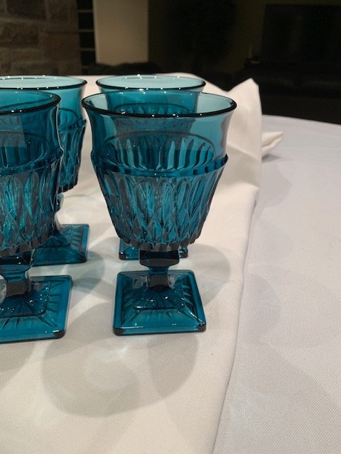 Glasses Vintage Mt . Vernon By Indiana Glass Set Of 4 - photo 2