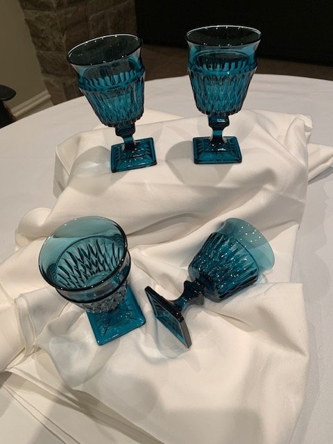 Glasses Vintage Mt . Vernon By Indiana Glass Set Of 4 - photo 3