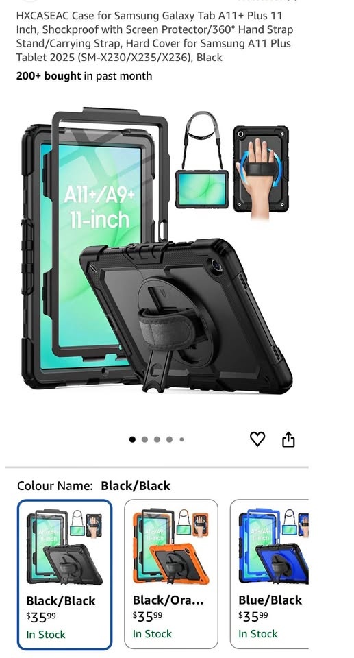 HXCASEAC Case for Samsung Galaxy Tab A11+ 11 Inch