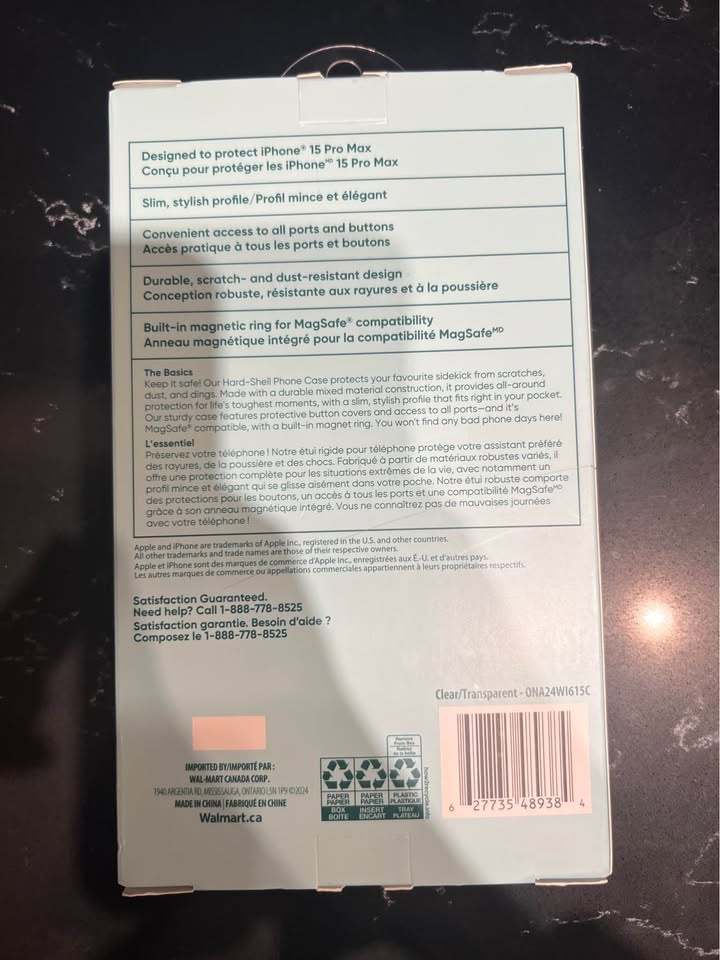 iPhone 15 Pro Max Clear Case - New - photo 2