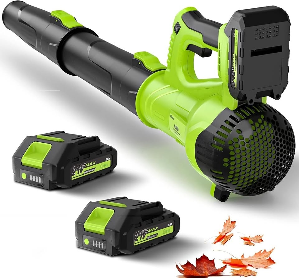 21V Leaf Blower Cordless - 550CFM/160MPH 6