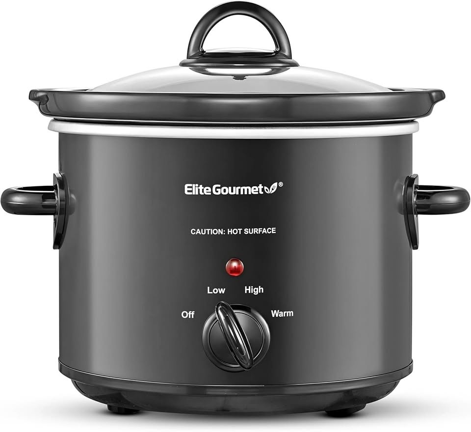 Elite Gourmet MST-350B Dishwasher-Safe Glass