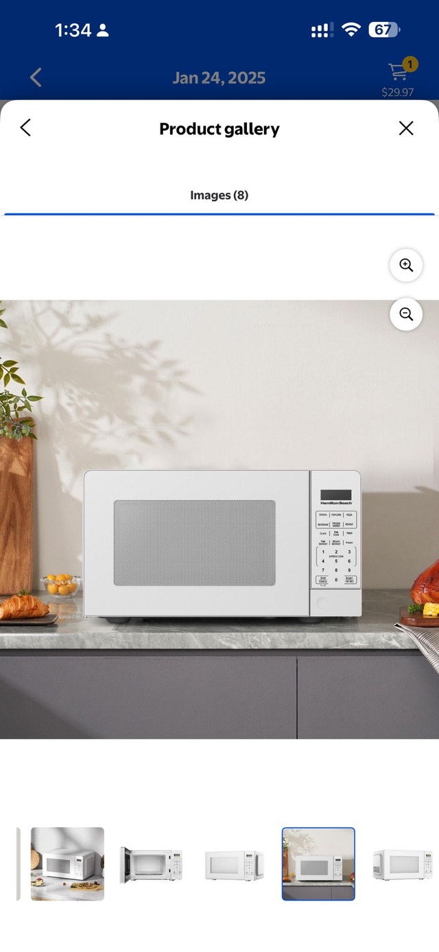 Hamilton Beach Microwave (0.7 cu. ft. capacity)