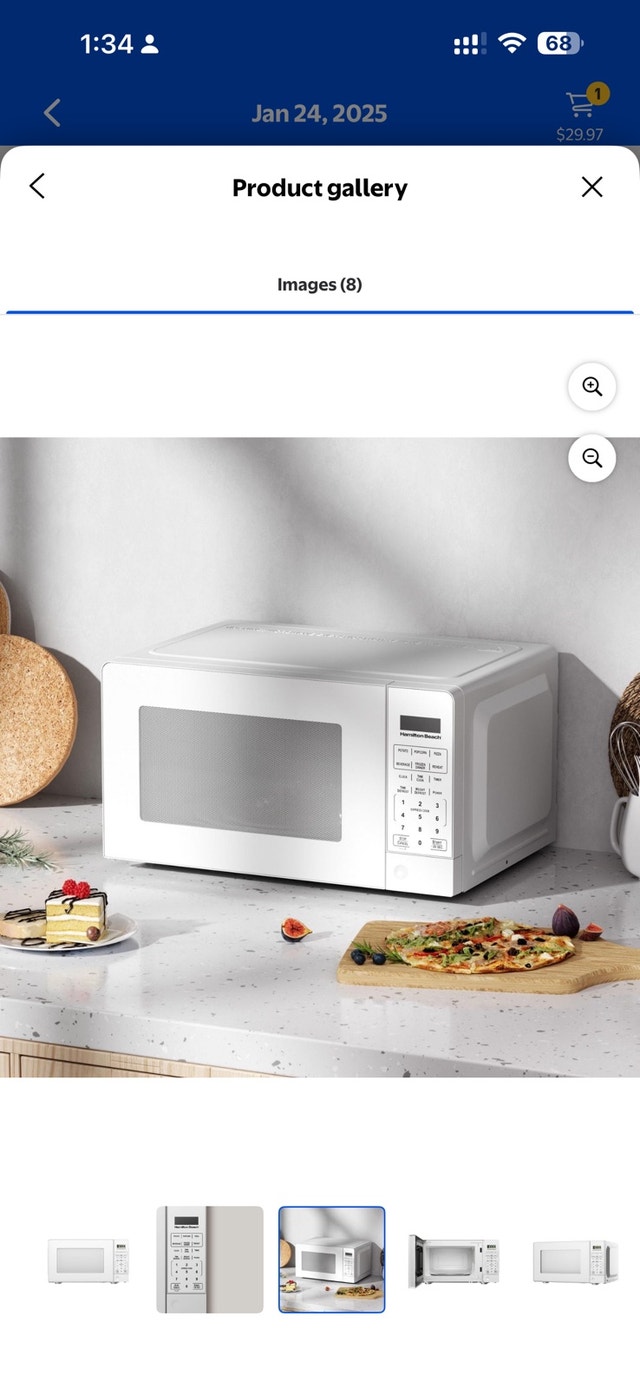 Hamilton Beach Microwave (0.7 cu. ft. capacity) - photo 2