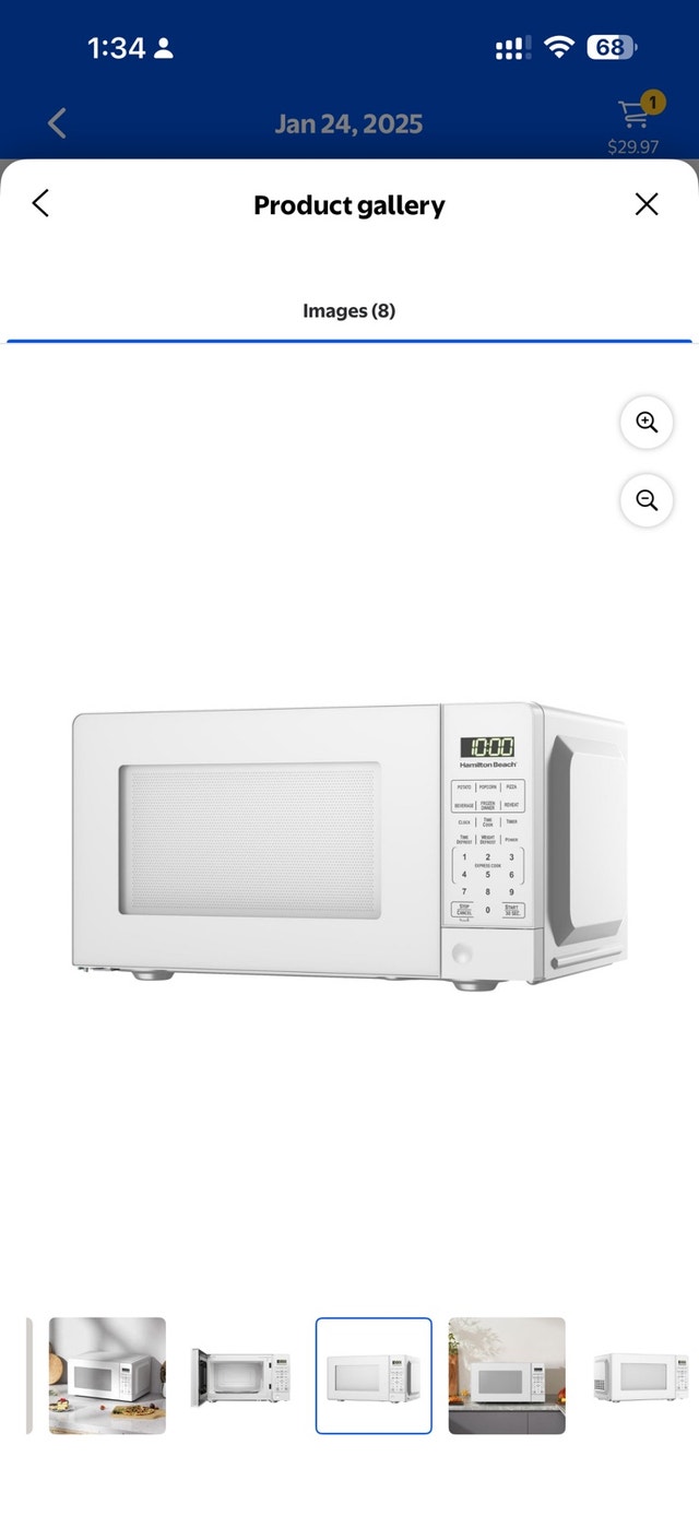 Hamilton Beach Microwave (0.7 cu. ft. capacity) - photo 4