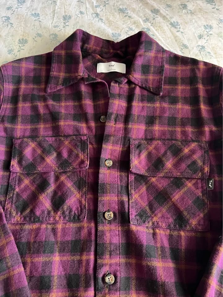 Aritzia Tna Plaid Shirt - photo 2
