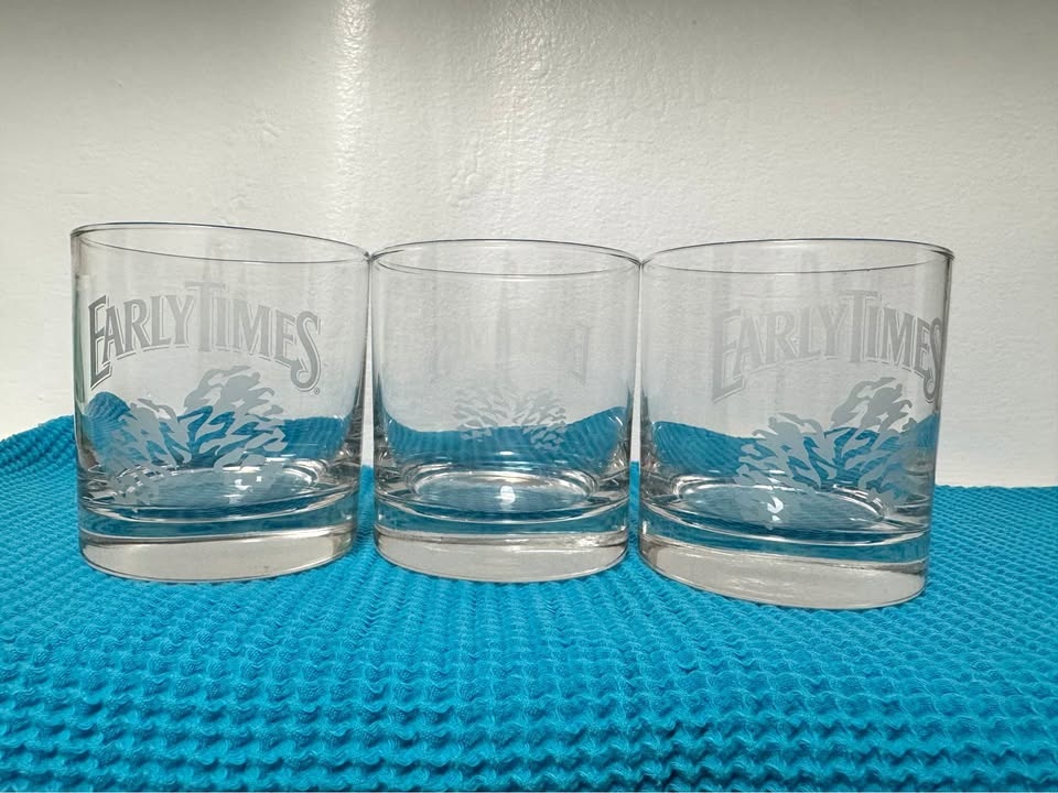 Early Times Whiskey Rocks Glasses
