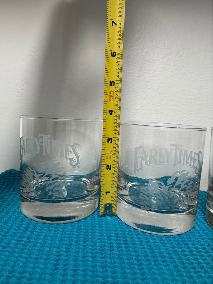 Early Times Whiskey Rocks Glasses - photo 5