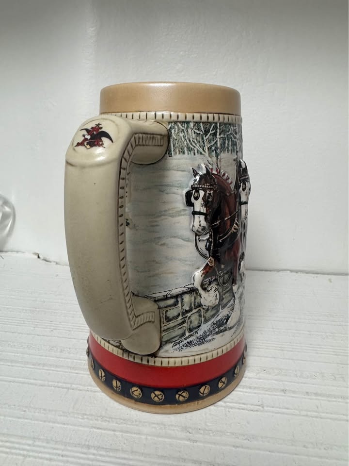 Budweiser vintage beer stein - photo 2