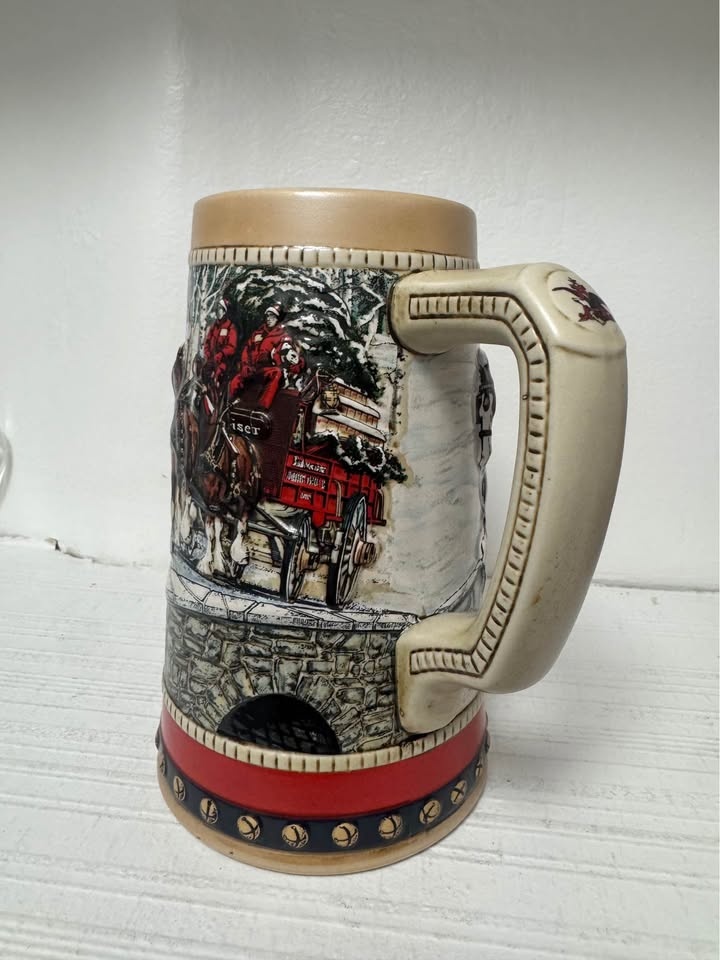Budweiser vintage beer stein - photo 3