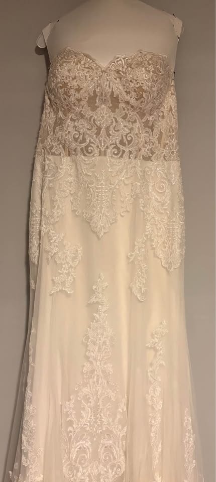 Maggie Sottero glittery fit & flare dress - photo 2