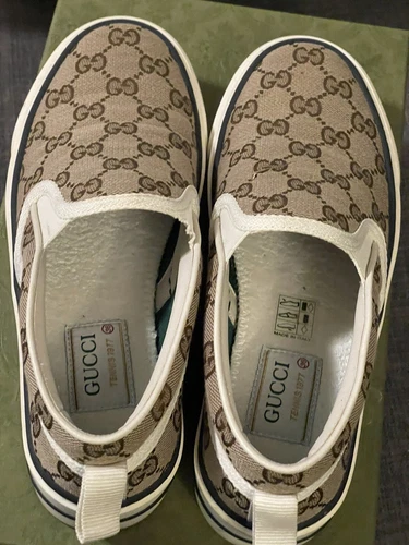 LIKE NEW Women's GUCCI 1977 slip-on sneakers - photo 3